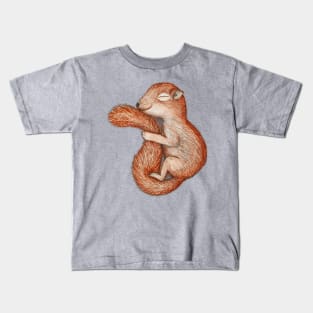 Hibernating squirrel Kids T-Shirt